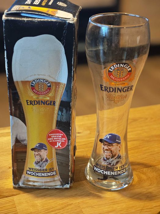 Szklanka do piwa Erdinger
Jllürgen Klopp z grawerunkiem inicjałów