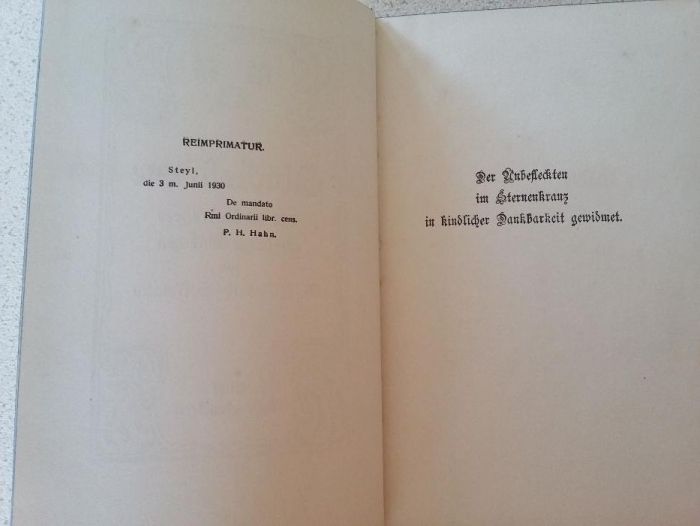 Bardzo stara niemiecka książka piękny stan 1930 rok