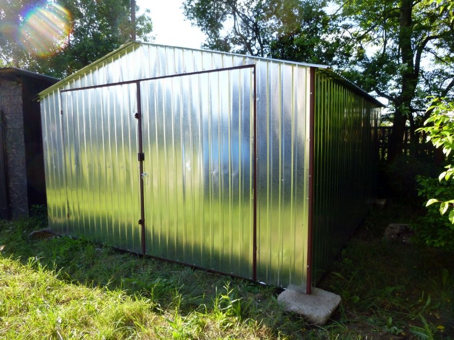 Garaż blaszany 4x6 ocynk Transport Montaż Gratis całe woj. śląskie