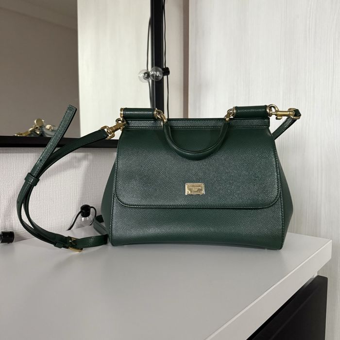 Шкіряна сумка Dolce&Gabbana Sicily Medium оригінал