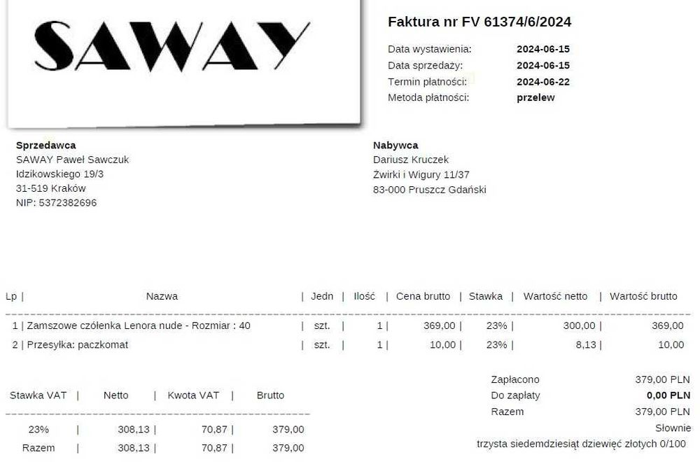 Zamszowe czółenka Lenora nude 40