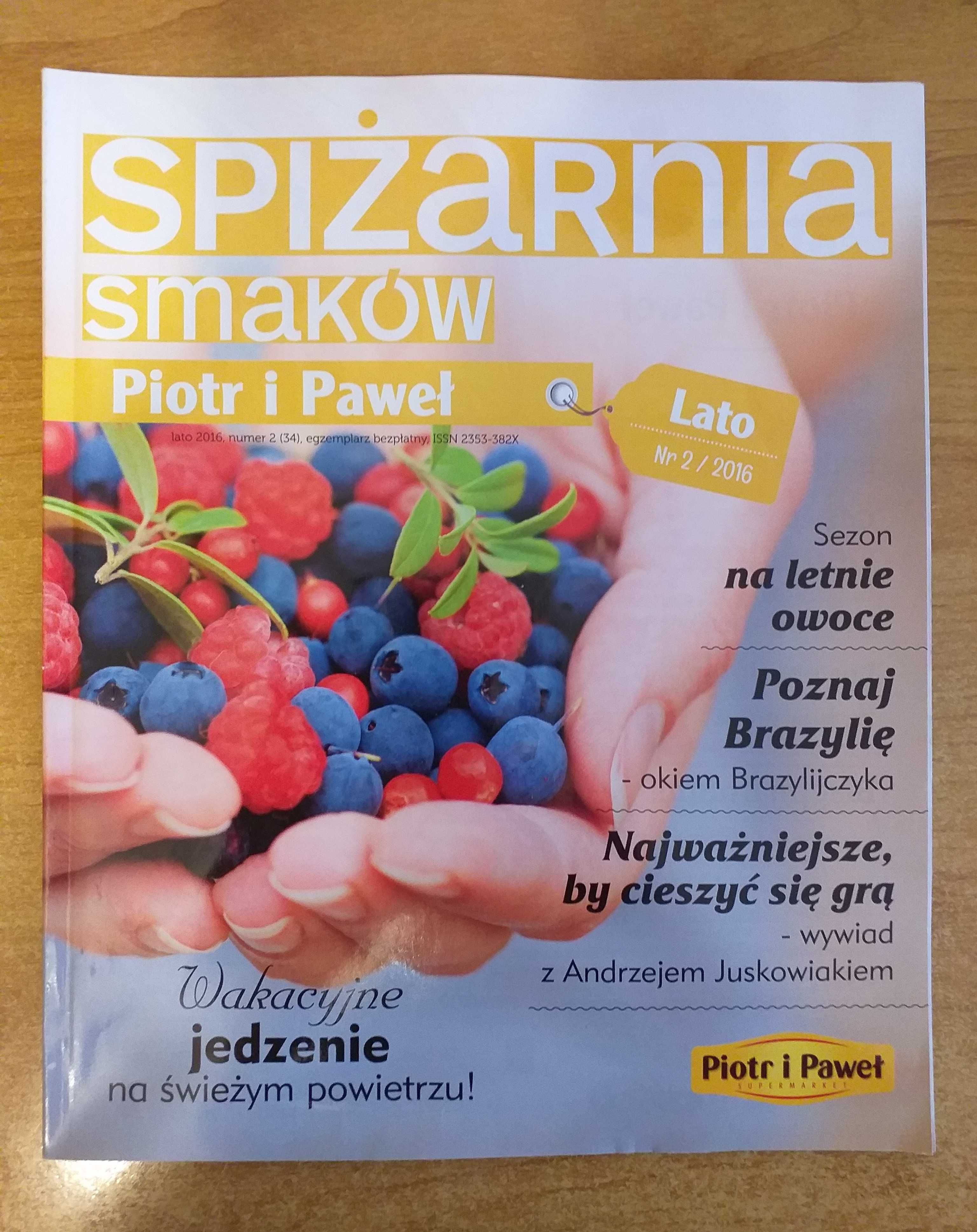 Pismo sieci Piotr i Paweł - Spiżarnia smaków rok 2016 (komplet)