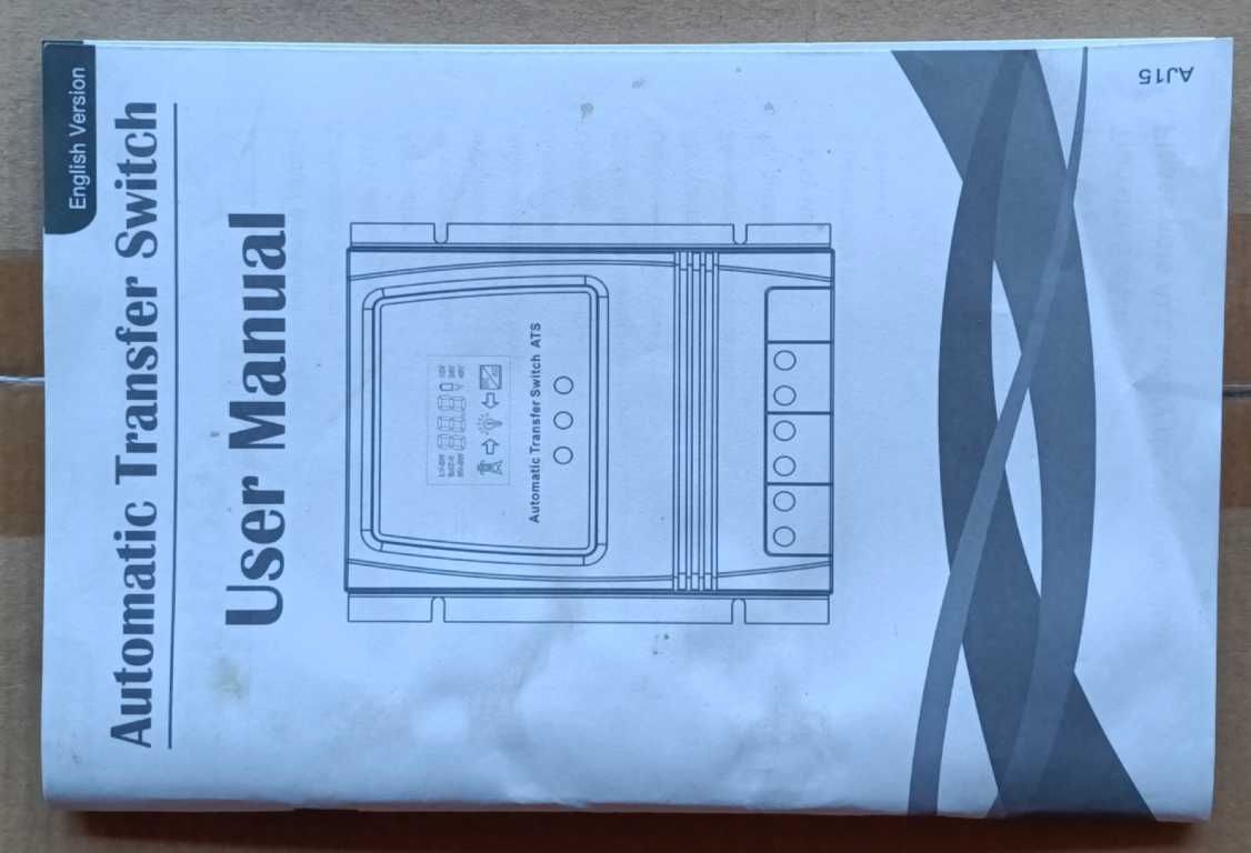 Interruptor automático ATS energia solar eólica 12v24v48v 5,5-11kW