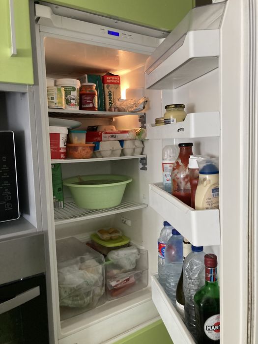 Frigorifico combinado Smeg CR308A de encastre com avaria no congelador