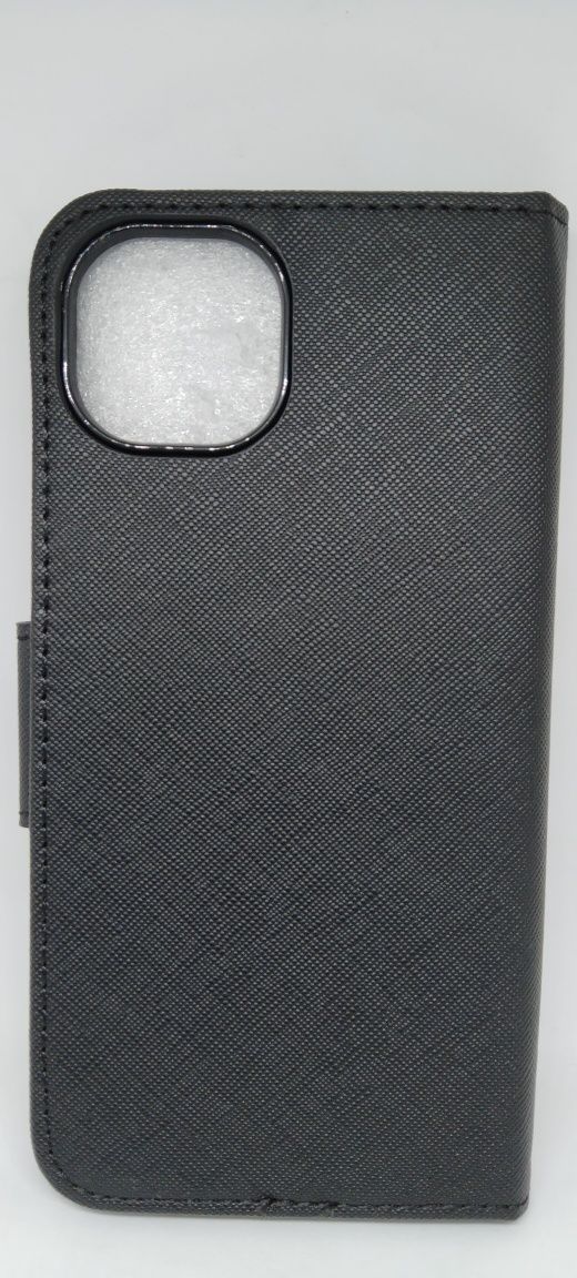 Etui z klapką do iPhone 14 Max (6,7), Nowe, czarne, zapięcie