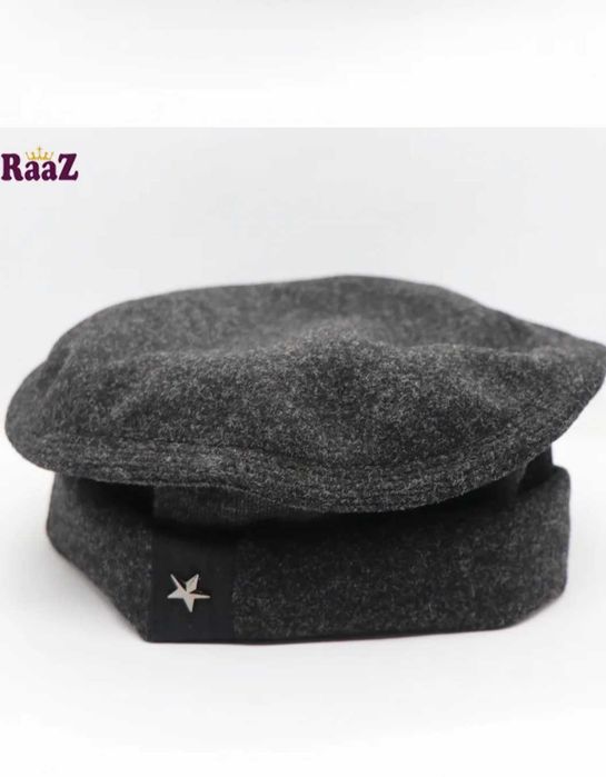 Афганська delowar кепка темно сіра чоловіча,мусульманська тюбітейка