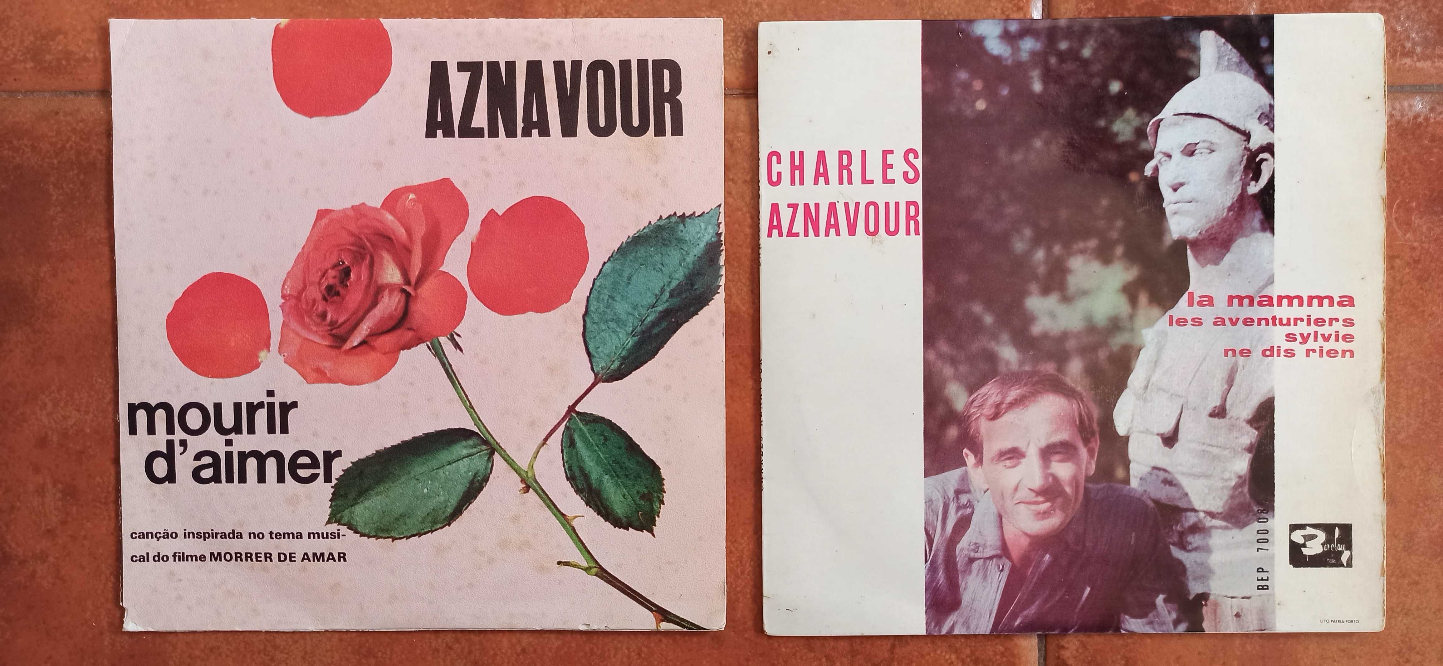 Charles Aznavour - La mamma, Mourir d'aimer, Sylvie, - Discos de vinil