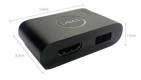 Adapter Dell DA20 USB-C do USB-A 3.0/HDMI 4K WNW2H