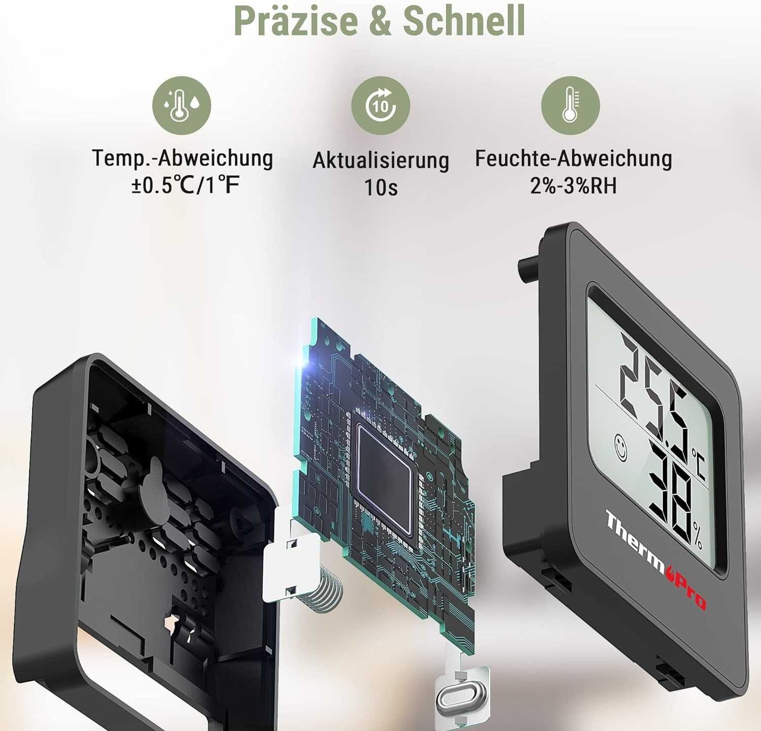 Nowy termometr / minutnik / pomiar temperatury/ monitor / 3szt !2626!