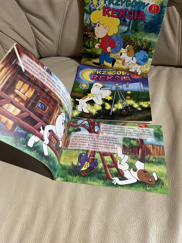 Książeczki Reksio Przygody Reksia czytanki bajki bajeczki