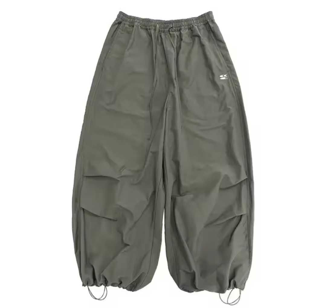 Широкі штани парашути Нейлонові Baggy дуже широкі