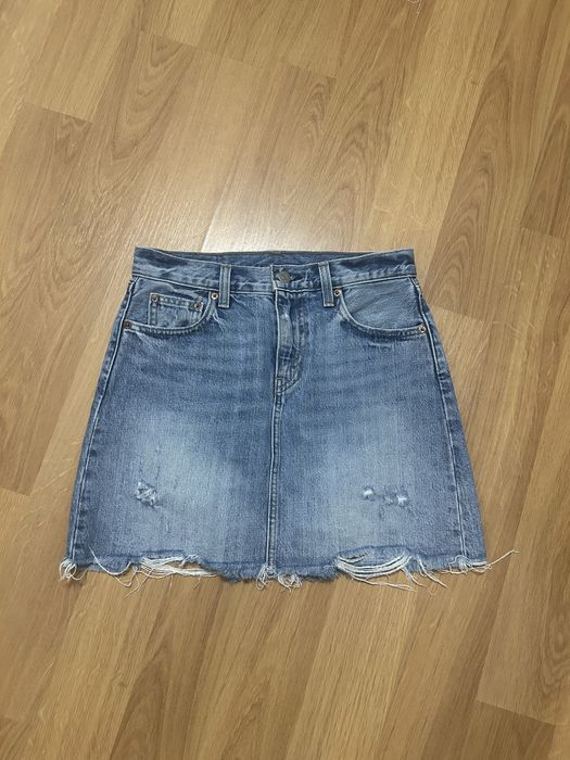 Джинсова спідниця levi’s юбка левайс