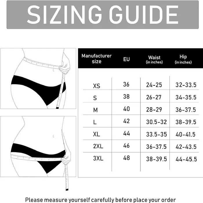 Nowe damskie figi / majtki / chłonne / 3-pak / czarne !3191-3XL!