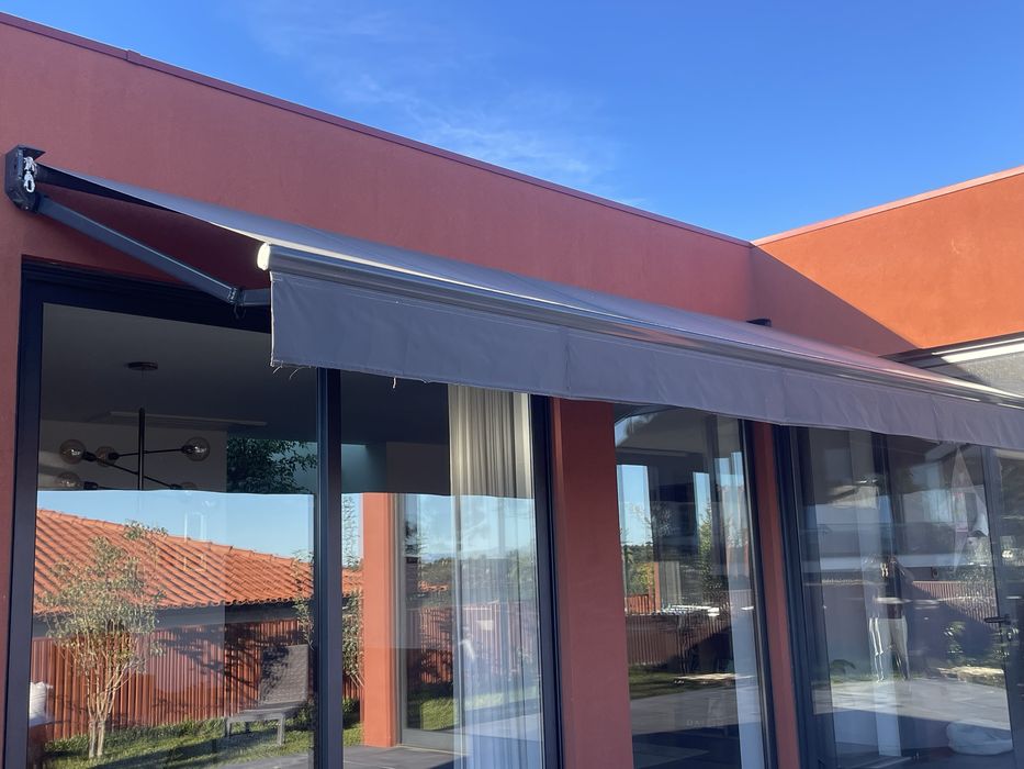 Toldo extensivel lacado, antracite