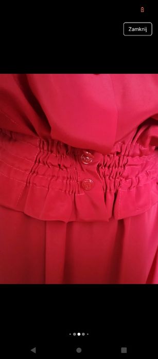 Bordowa garsonka rozmiar L