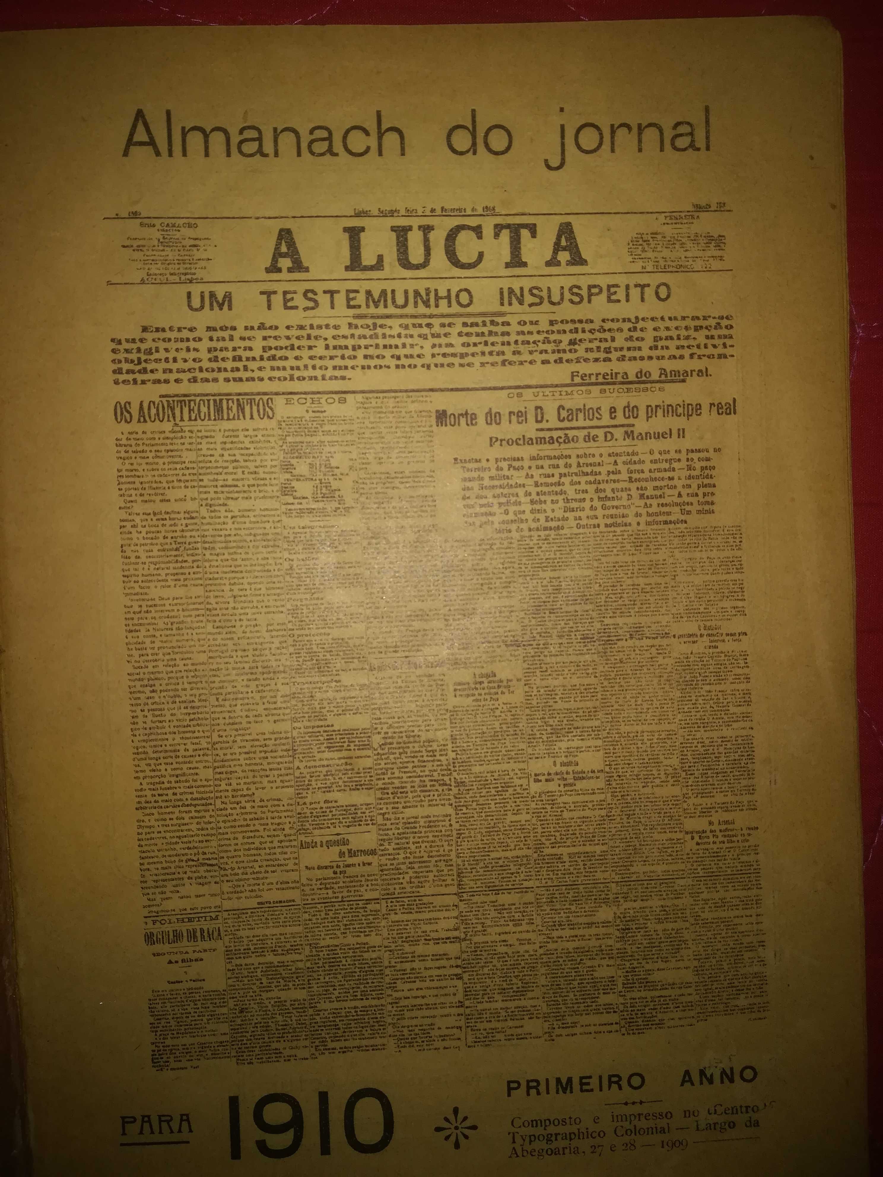 Almanaque A Lucta 1910