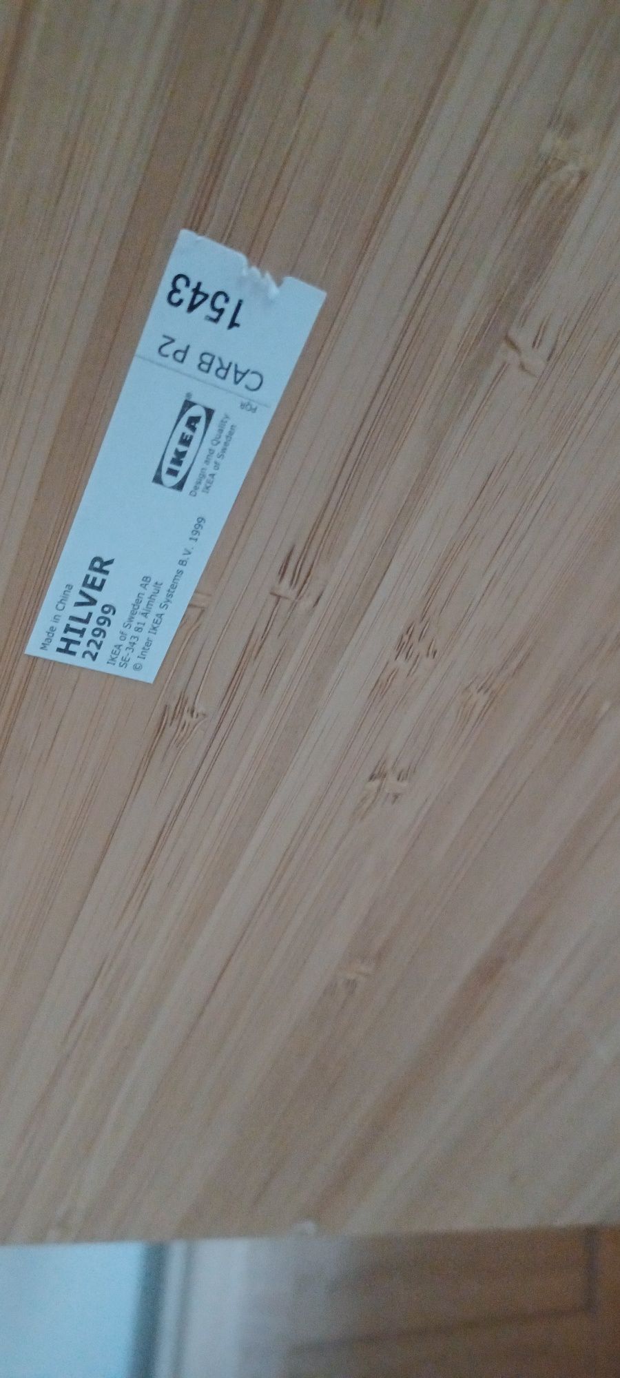 Stół bambusowy IKEA Hilver stan bdb- , lekki , wytrzymały