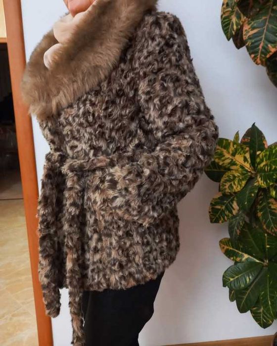 Kurtka sztuczne futerko r. M