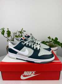 białe zielone granatowe buty nike dunk low retro prm r. 42,5 n201