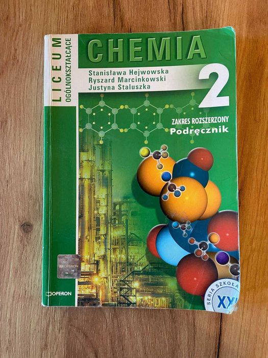 Chemia Zakres Rozszerzony Podręcznik 2 Liceum