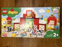 Lego duplo, klocki stodoła, traktor i zwierzęta gospodarskie, 10952