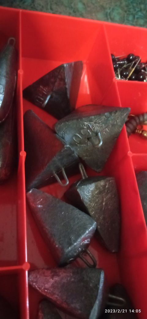 Chumbos para pesca