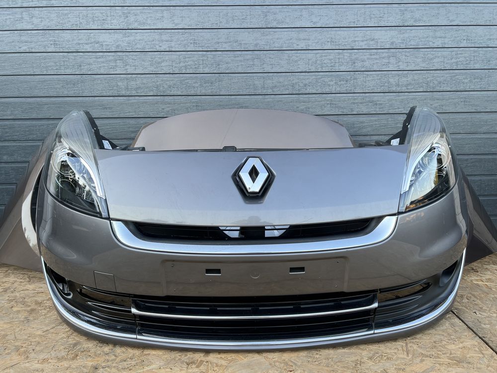 Бампер передний  капот Renault Scenic 3  2012- рейсталинг