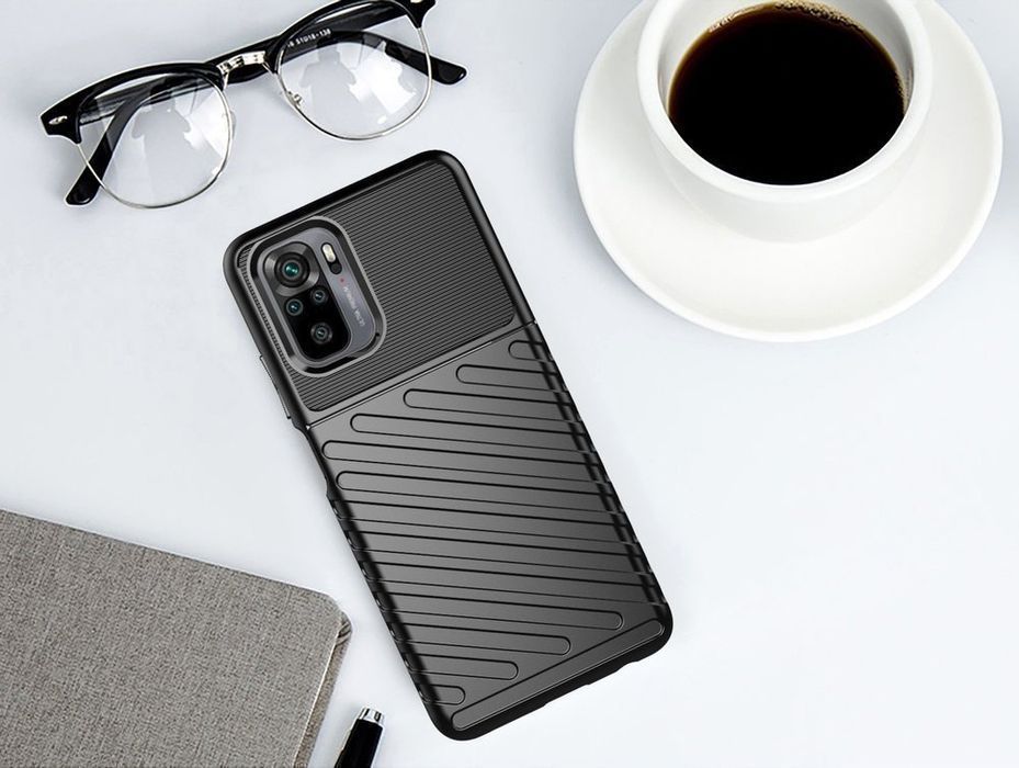 Elastyczne etui Thunder Case do Xiaomi Redmi Note 10/10S, niebieskie