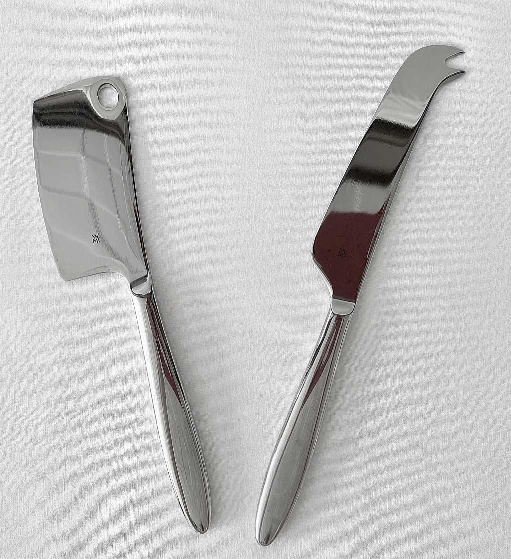 Nóż i tasak dekoracyjny 2 sztuki marki WMF ( 22 cm i  19 cm ).