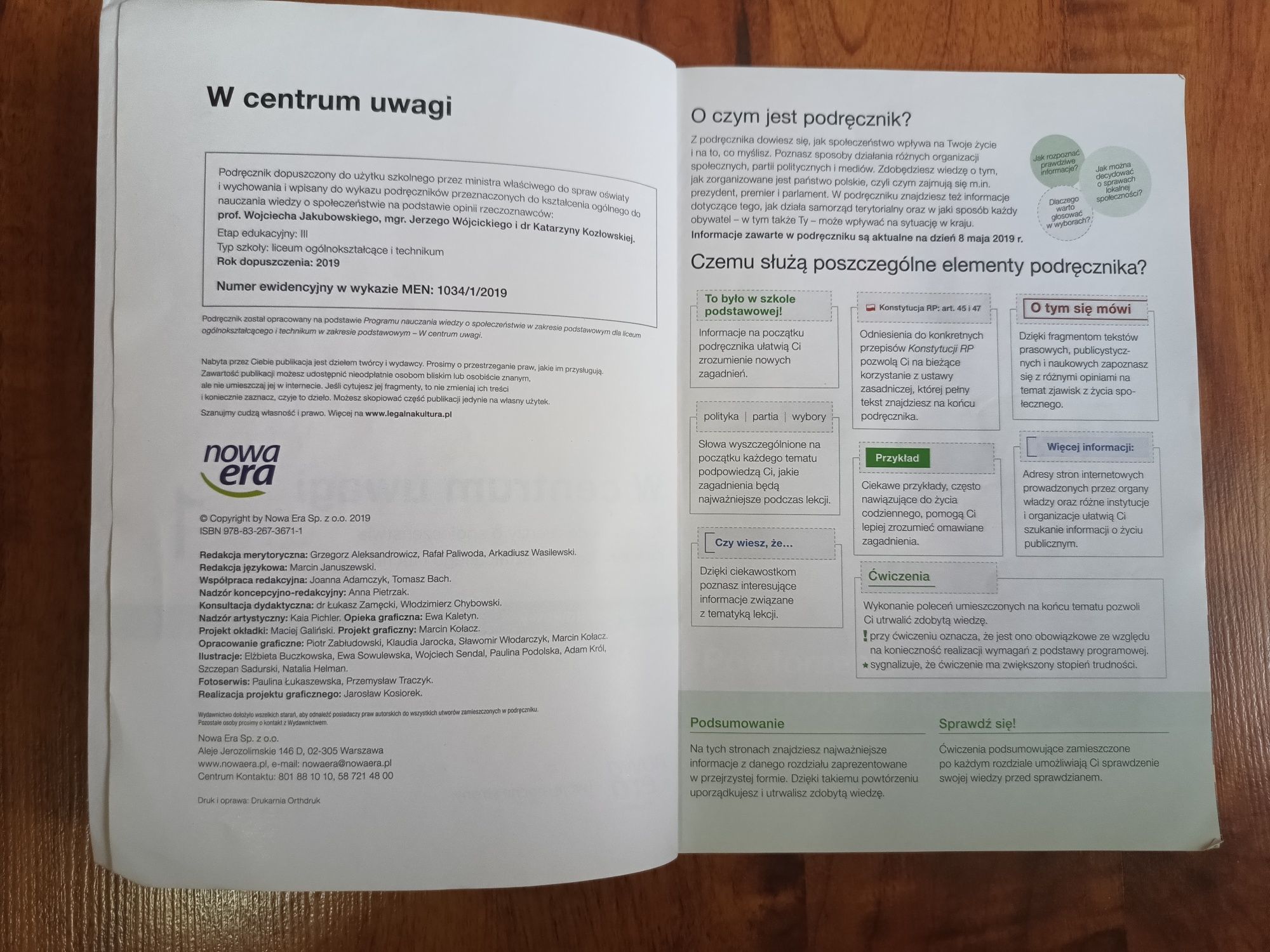 [Podręcznik] W centrum uwagi 1 - Zakres podstawowy liceum/technikum