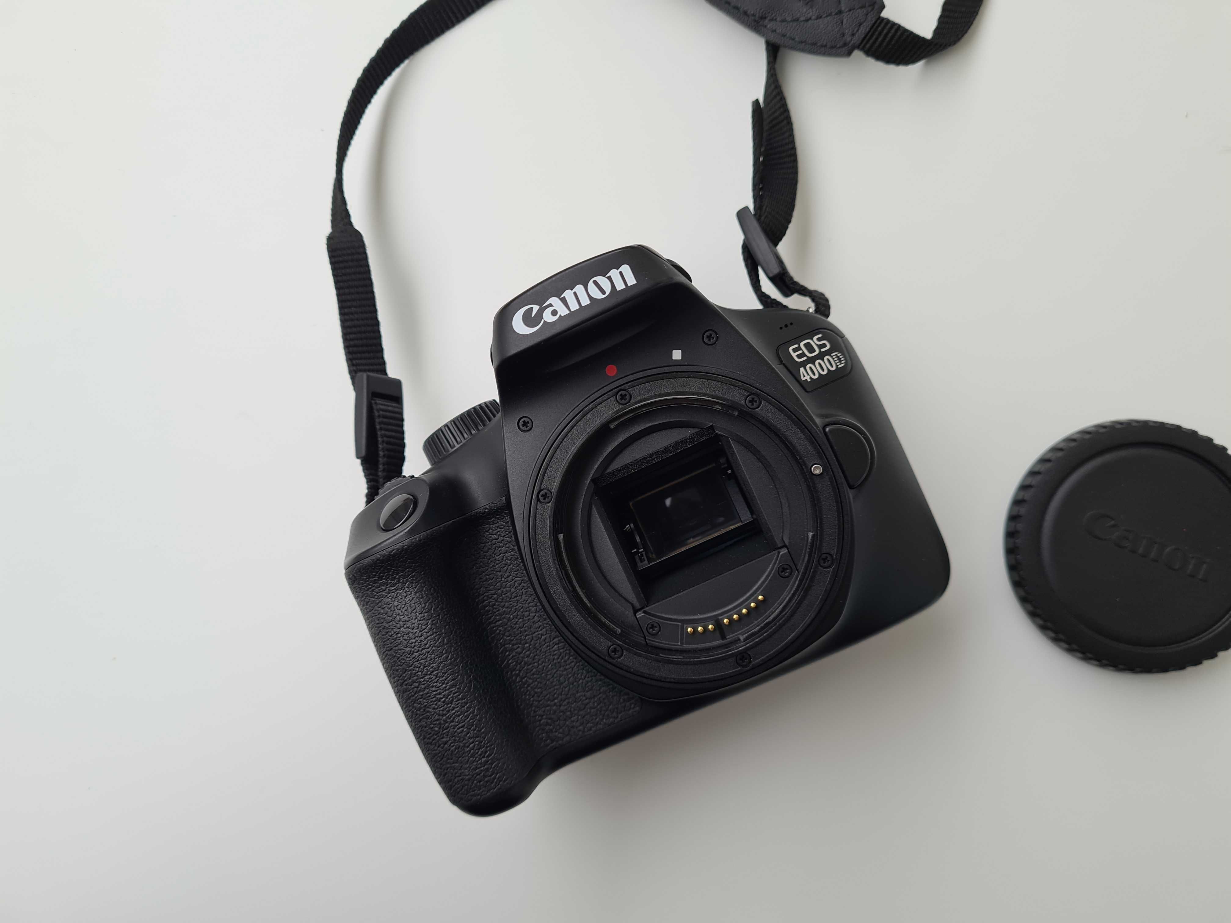.Aparat Canon 4000D body - przebieg 2.840 zdjęć + nowa torba, jak nowy
