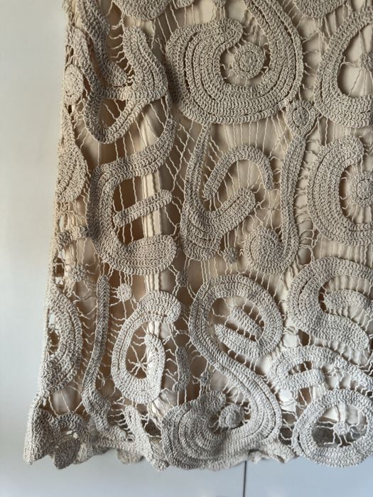 Vestido croche como novo