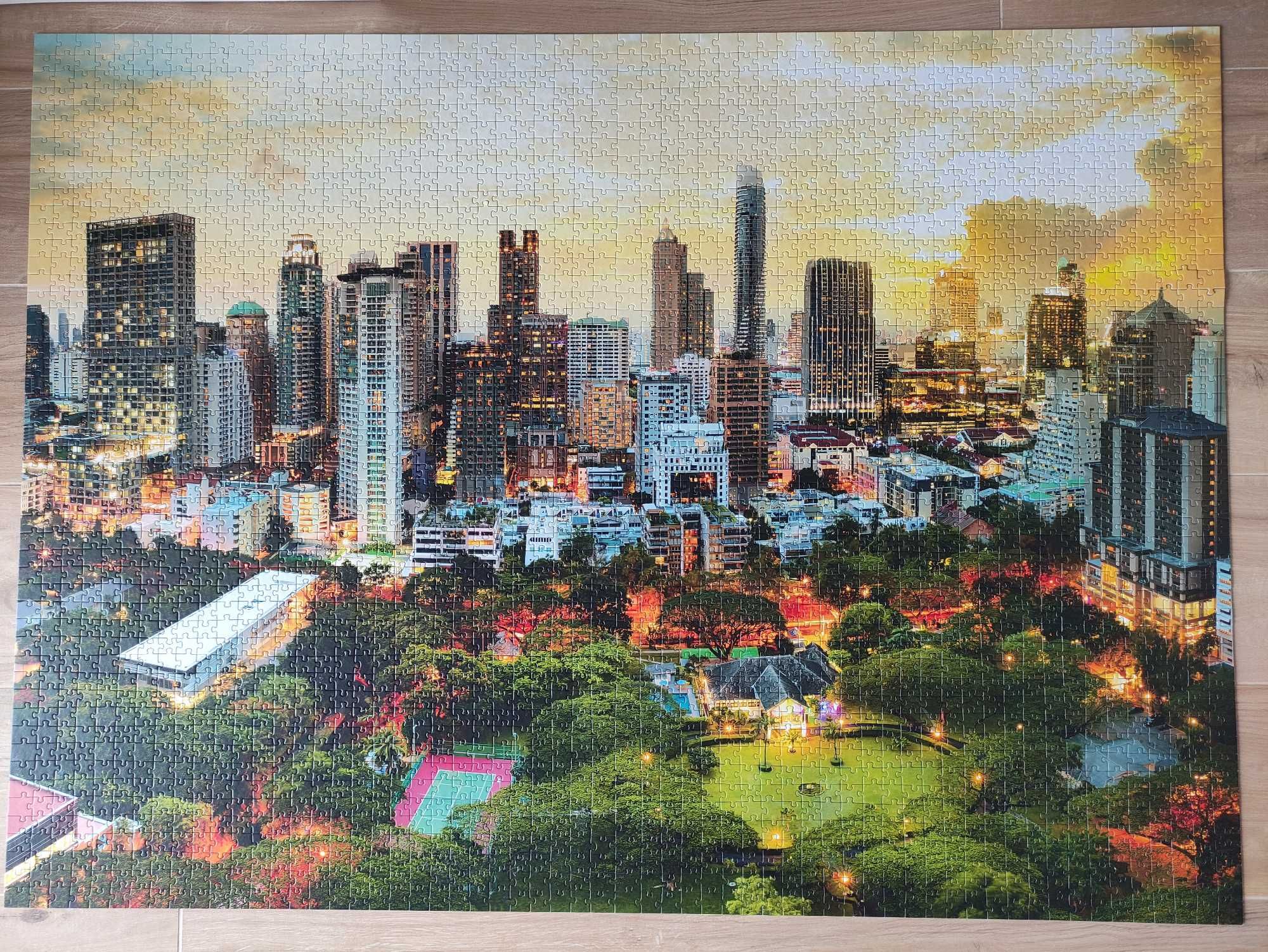 Puzzle Zachód Słońca w Bangkoku 3000 el. Trefl - Wawa