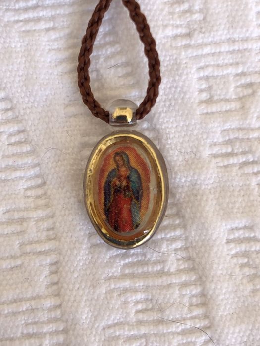 Escapulário / colar mexicano - religioso - virgem de Guadalupe