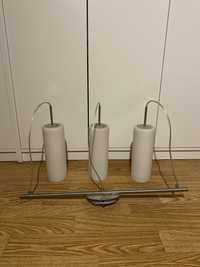 Lampa sufitowa żyrandol Ikea szklana