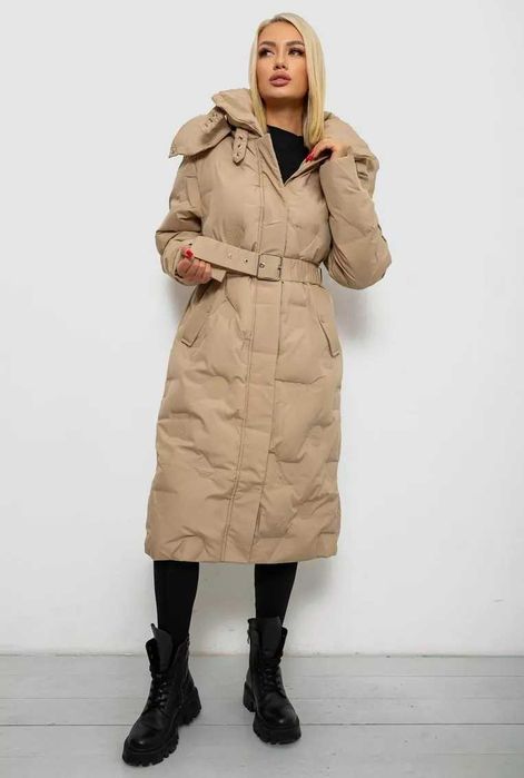 Куртка жіноча зимова, колір бежевий. Є усі розміри