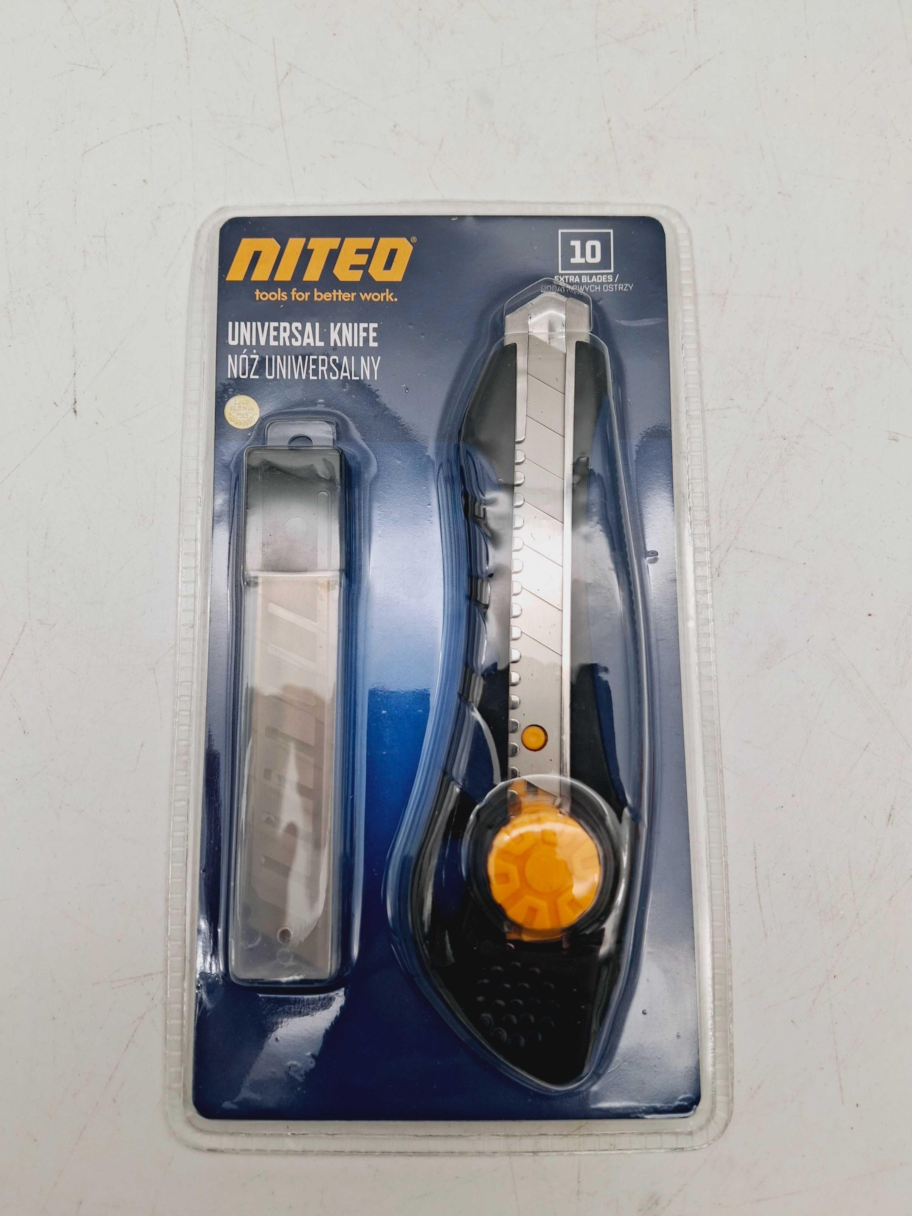 Nóż uniwersalny NITEO TOOLS  +10 ostrzy JAK NOWY!