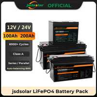 Аккумулятор Jsdsolar LiFePo4 12V 100Ah