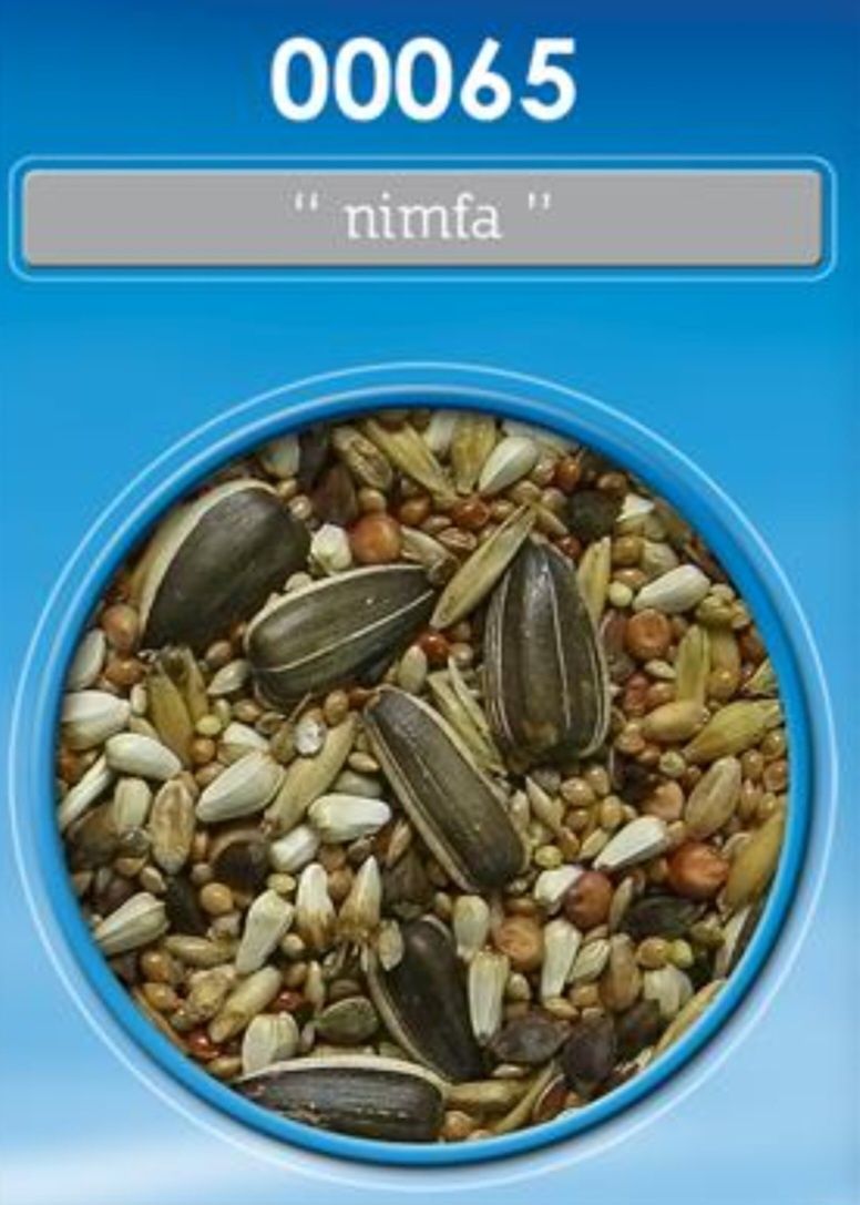 Karma dla średniej papugi NIMFA 1kg
