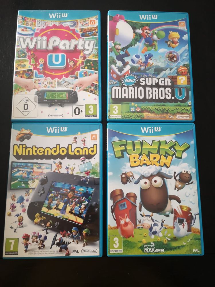 Gamepad (Wii u ) com 4 Jogos e 2 Comandos