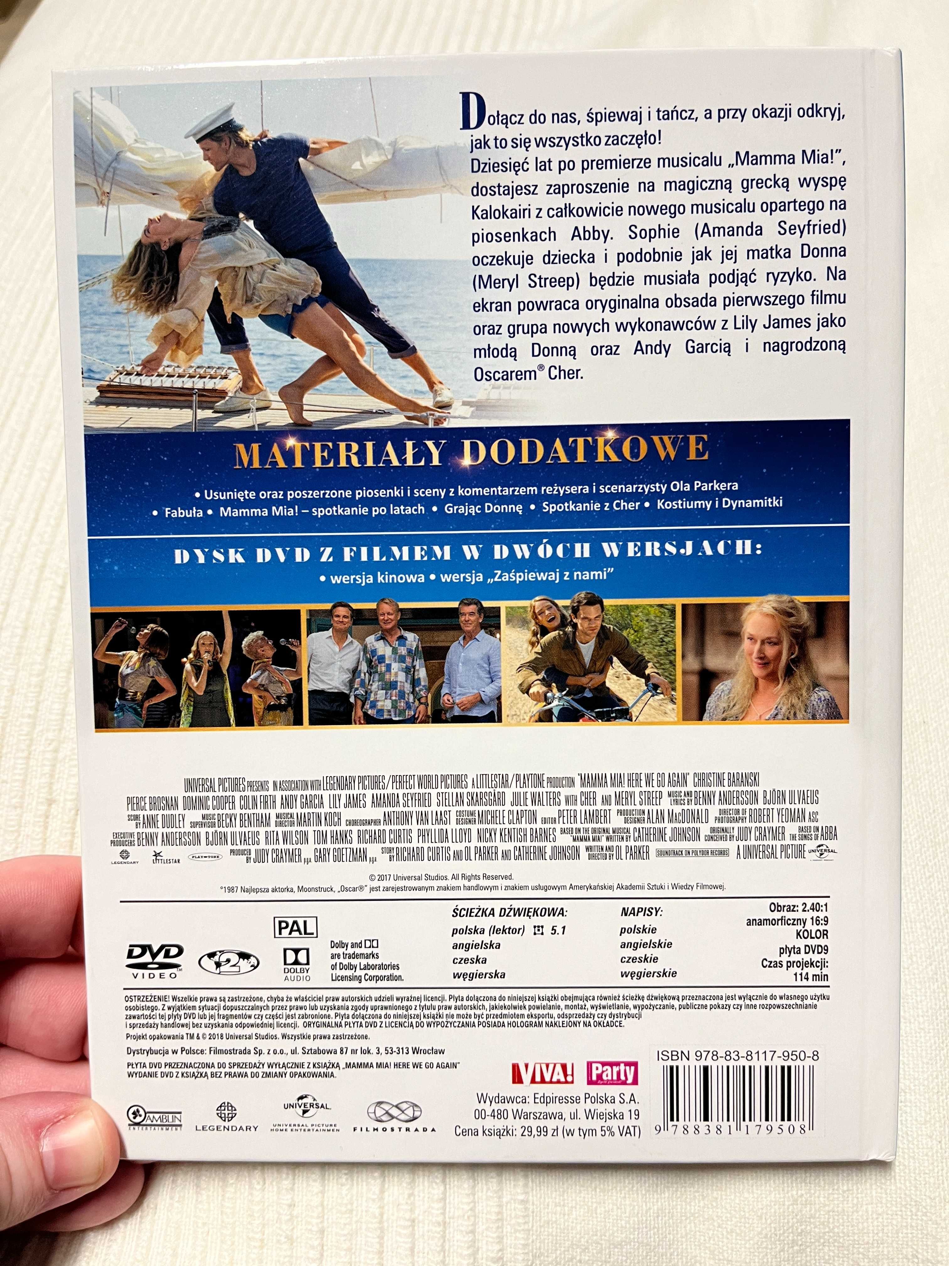 Mamma Mia! Here We Go Again film 2018 płyta DVD komedia musical kino