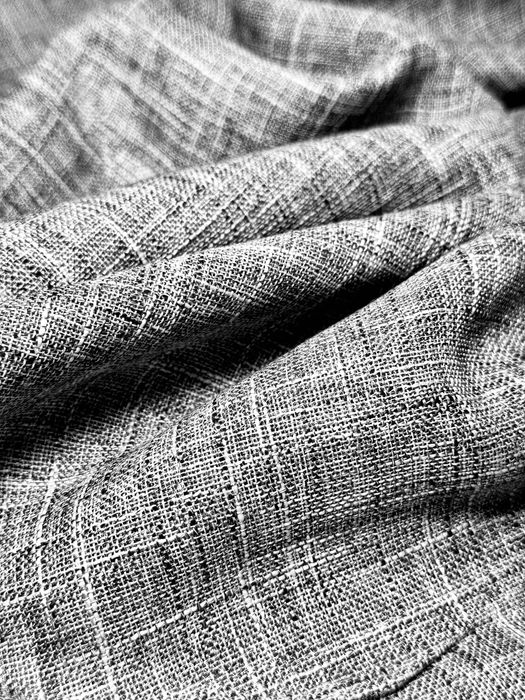 Tkanina Stylizowana Na Len Materiał Na Zasłony Grafit Melanż 300 cm 09
