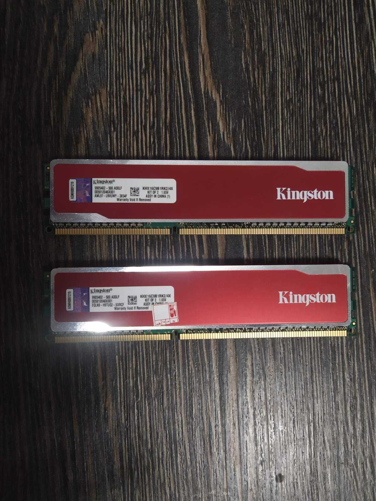 2хKingston DDR3-1600 4096MB PC3-12800