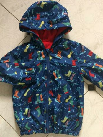 Куртка, ветровка фирменная, утепленная на мальчика 104-110 вітровка