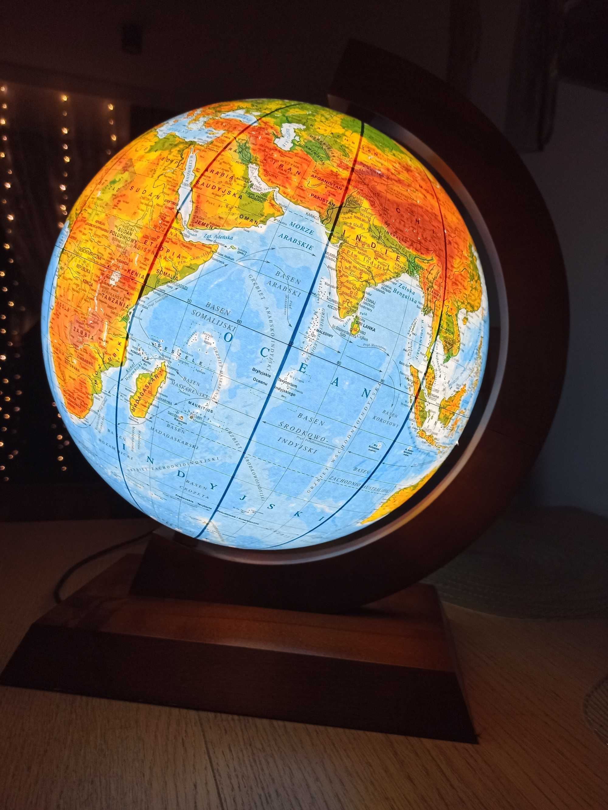 Globus podświetlany - duży