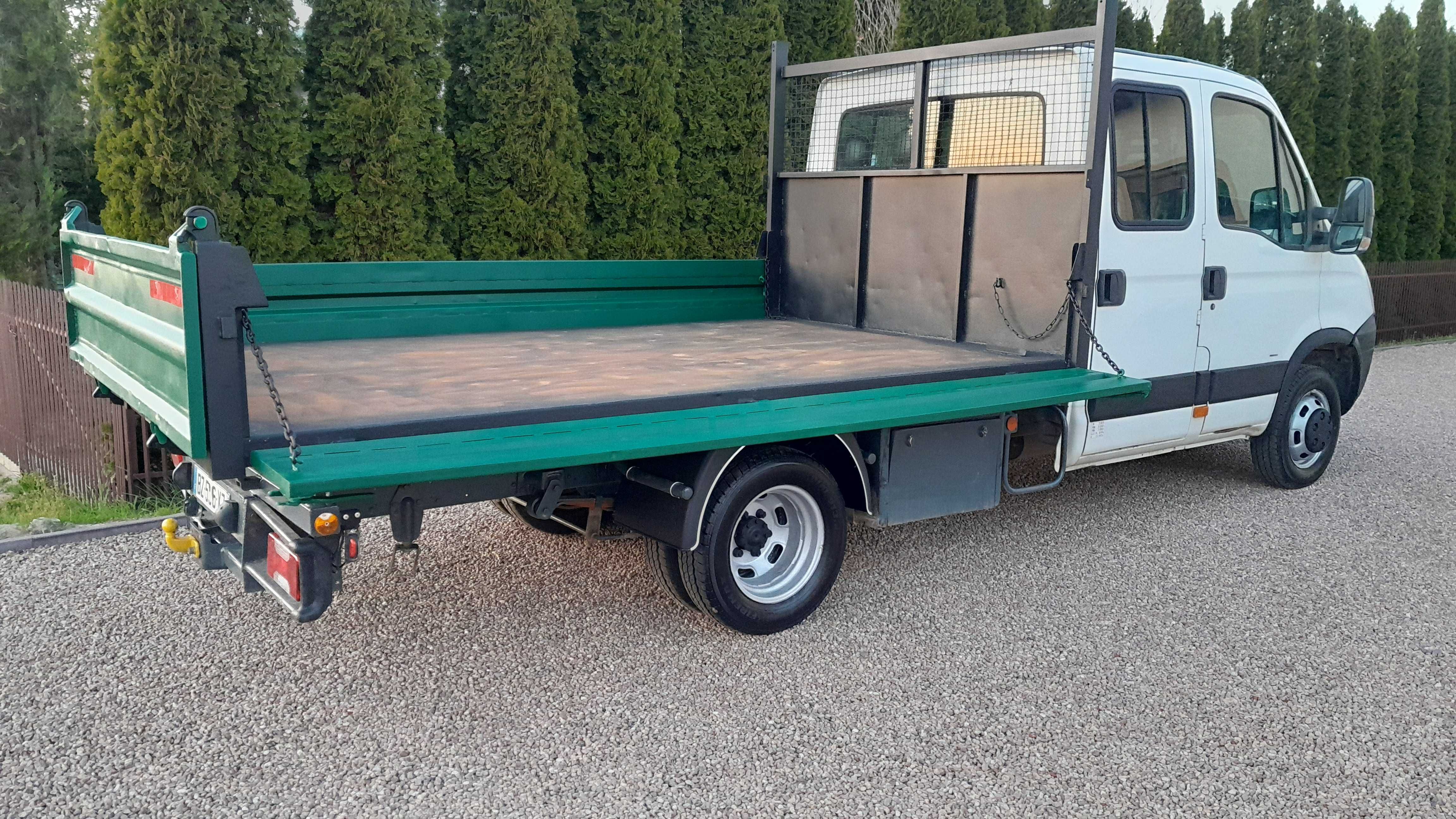 IVECO daily kiper wywrot wywrotka 3 stronny hak 3,5 dubel brygadówka