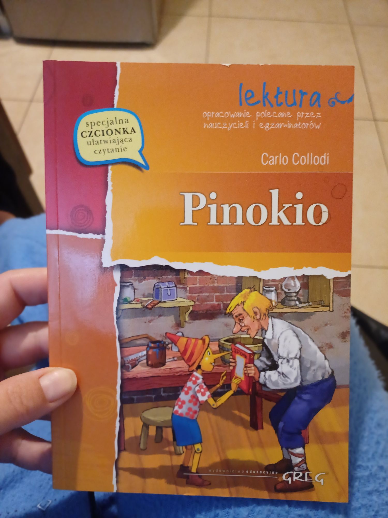 Lektura Pinokio, Carlo Ccollodi, nowa