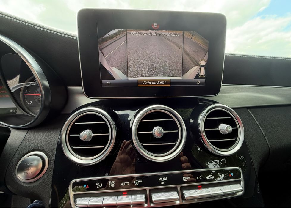 Mercedes C300h AMG (suspensão pneumática)