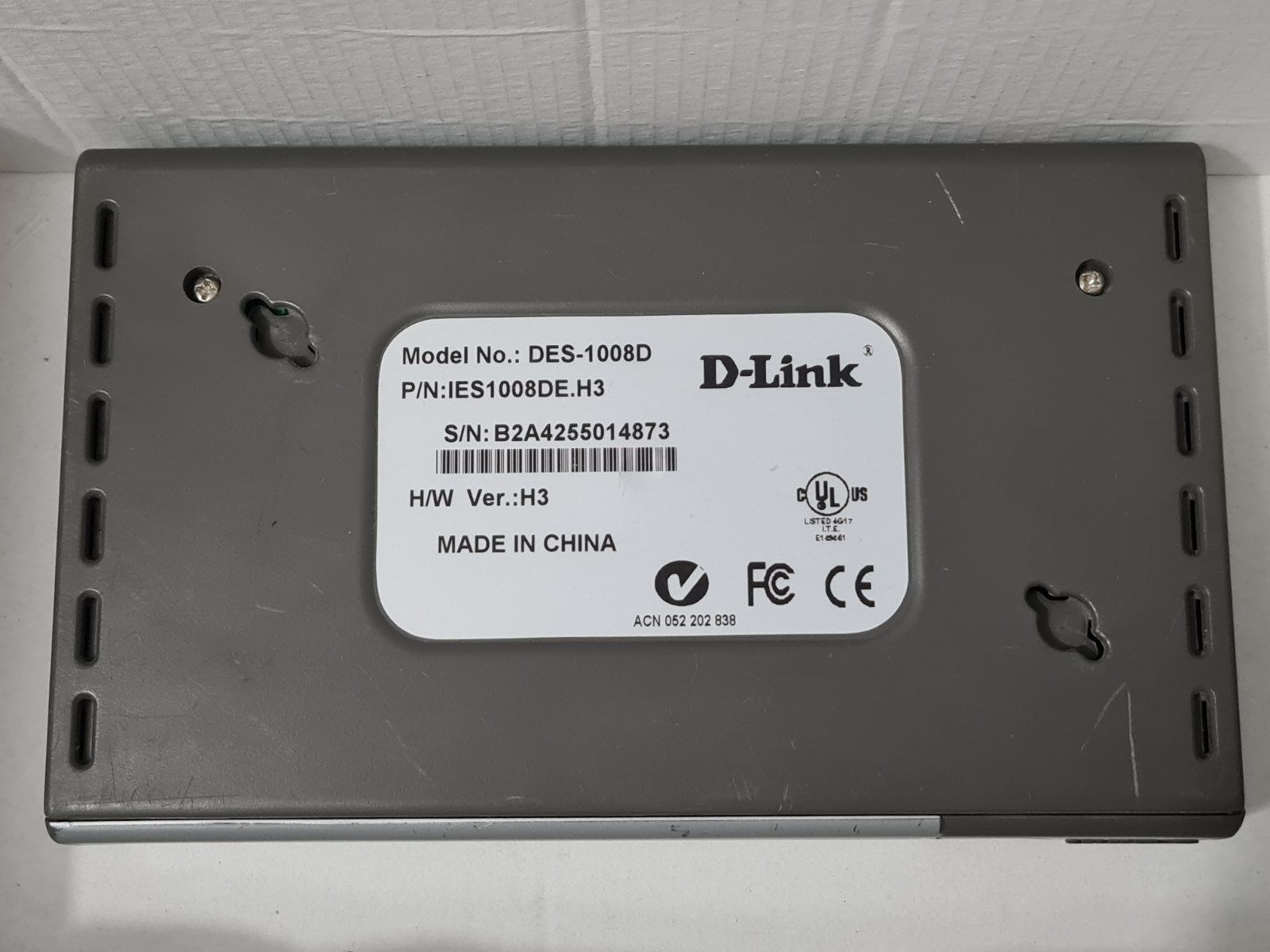 Коммутатор D-Link Des-1008D