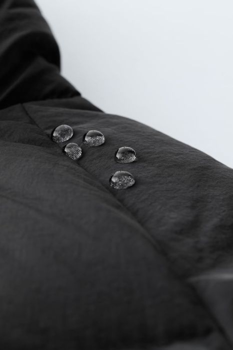 ZARA 92,98,104,110,116 натуральний зимовий пуховик куртка